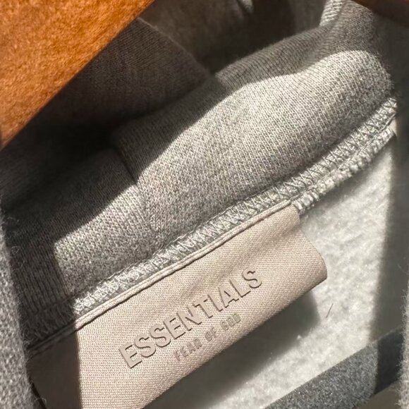 Fear of God Essentials Hoodie (SS22-Dark Oatmeal) - Picture 3 of 5